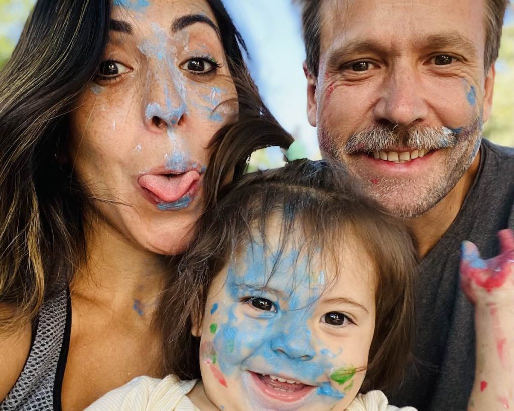 Caras pintadas en el cumpleaños de mamá