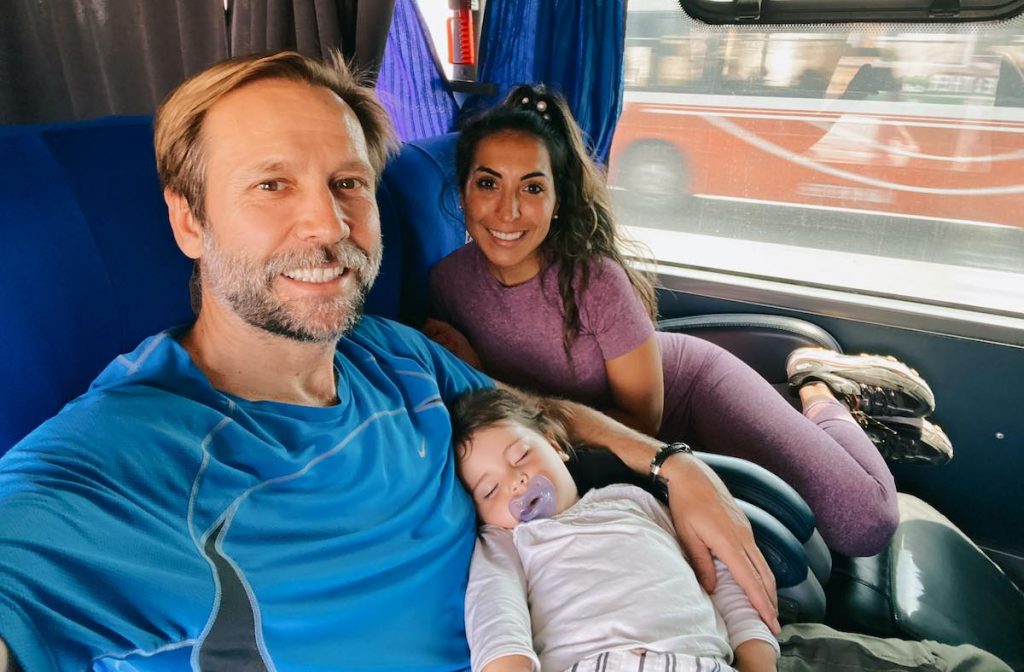 Viaje en autobus en la linea Cruz del Sur de Peru