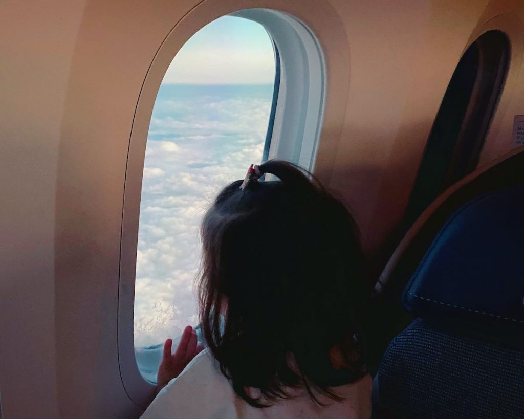 Nuestra hija llegando a Lima