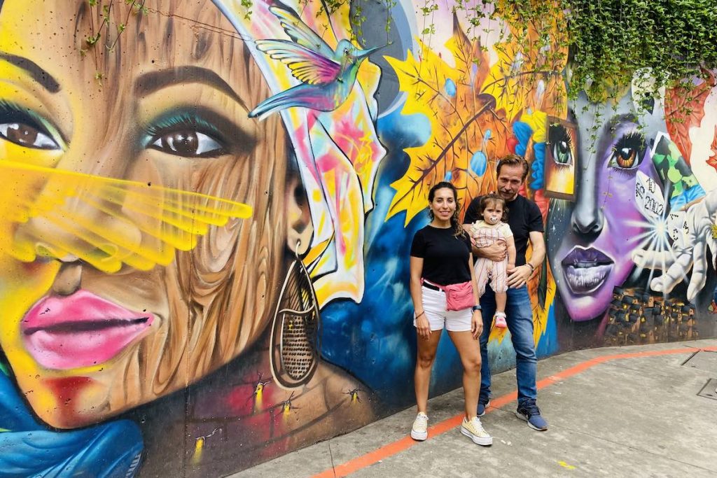 Grafiti en la Comuna 13 de Medellín