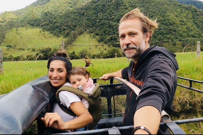 En el Jeep hacia el Valle de Cocora